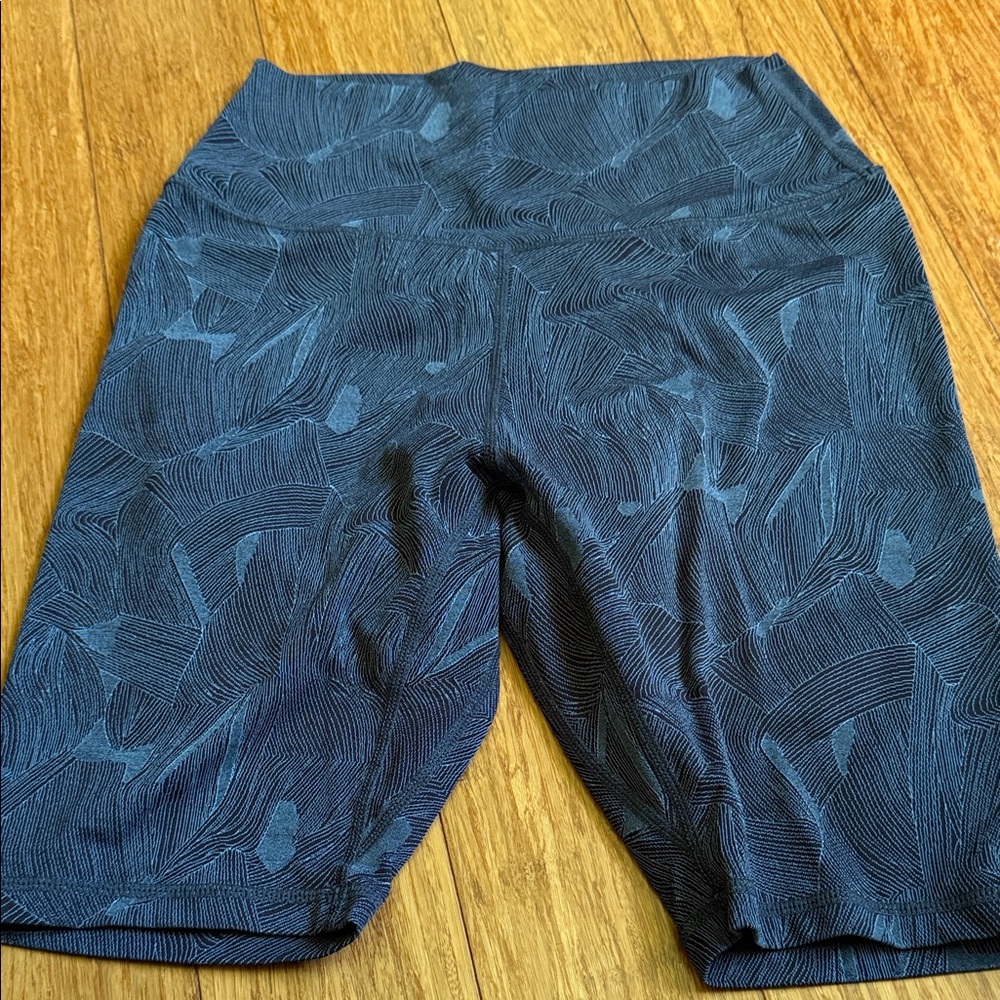 ZYIA Grey Patterned Bike Shorts